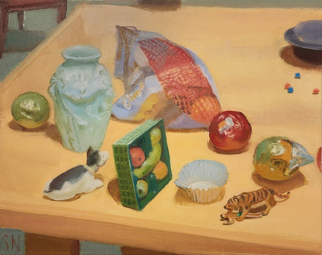 Still Life With Bag Of Oranges  21&quot; x 26&quot;  Oil On Linen