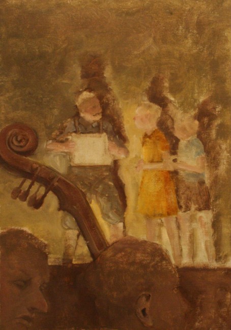 Rehearsal VII  16&quot; x 11&quot;  Oil On Canvas