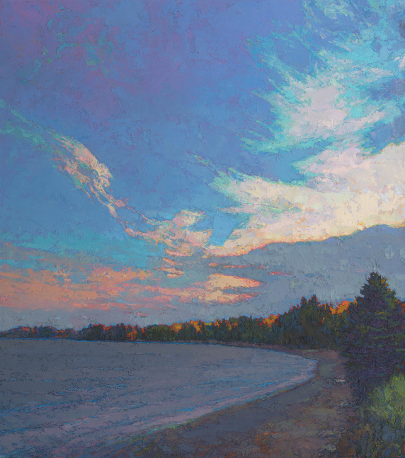 Paradise Beach  34&quot; x 30&quot;  Oil On Belgian Linen