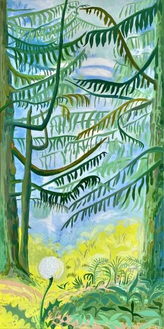 Heidi Leitzke, In The Grove  24&quot; x 12&quot;  Oil On Canvas