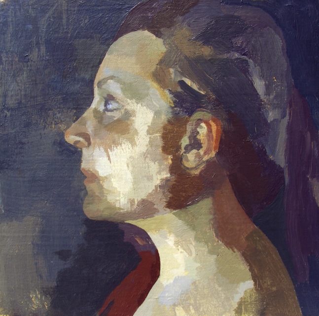 Pasiphae  12&quot; x 12&quot;  Acrylic On Canvas