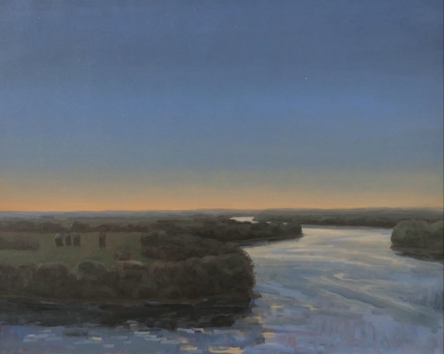 Evening On The Missouri  22″ x 32″  Oil On Canvas