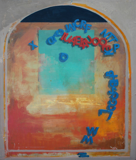 Toward a Better Language  24&quot; x 30&quot;  Oil On Board