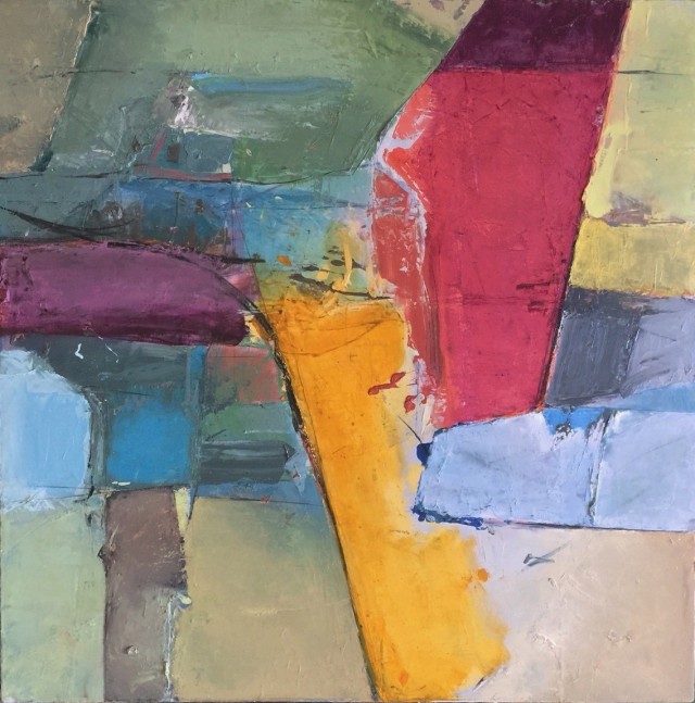 Brian Boutwell, Ajar  36&quot; x 36&quot;  Oil On Canvas