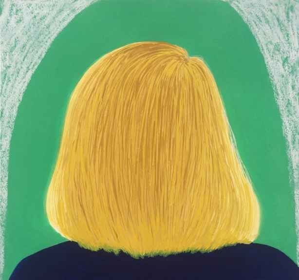 Leigh Werrell, Blonde Girl 12&quot; x 11&quot;  Gouache And Pastel On Paper