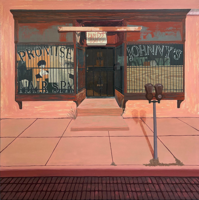 Promise Johnny's  29” x 29”  Oil On Panel