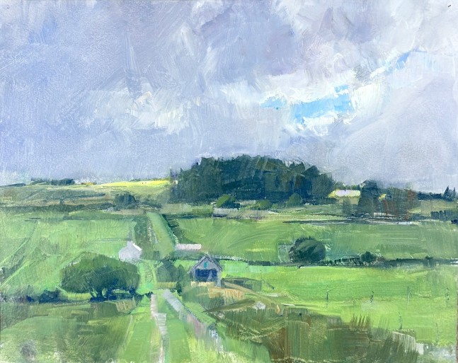 Entering Ballycastle  8&quot; x 10&quot;  Oil On Panel
