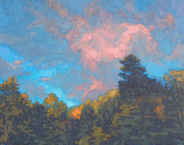 Sundown-Lit  22&quot; x 28&quot;  Oil On Belgian Linen