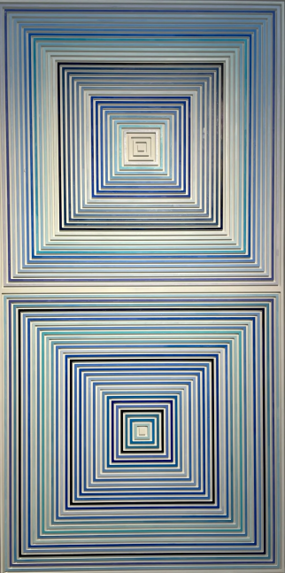 Ron Agam

Double Square in Blue - Homage to Picasso, 2022

Acrylic on Carved Panel

95 x 48 inches