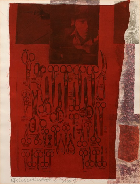 Robert Rauschenberg

Most Distant Visible Part of the Sea, 1979

Solvent Transfer with Fabric Collage

30.5 x 23 in.