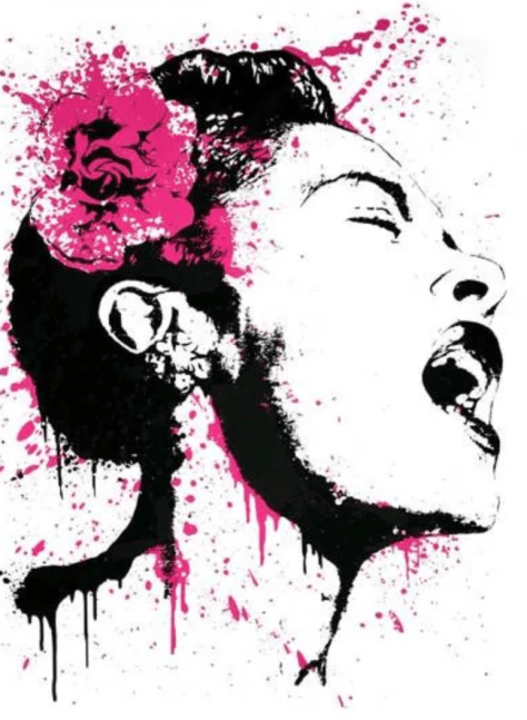 Mr Brainwash, Lady Day (Billie Holiday Print), 2009, Screenprint in colors on paper, 30 x 22 inches, mr brainwash prints for sale