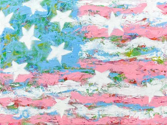Stars and Stripes No.2 (Pink and Blue Flag), 2023

Mixed Media on Canvas

30 x 40 inches

Purchase
