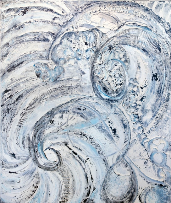Jill Krutick, Wind Swept, 2019, Acrylic on canvas, 72 x 60 inches