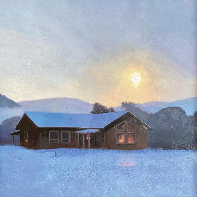 Artist&amp;#39;s Studio in Winter
Oil on canvas
30 x 30 inches

&amp;nbsp;