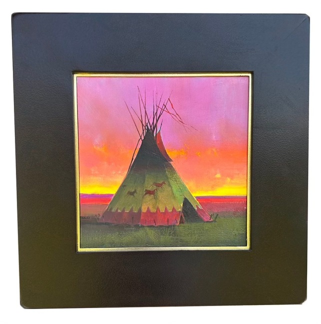 Indian Sunset
Oil on canvas
12 x 12 inches

SOLD
