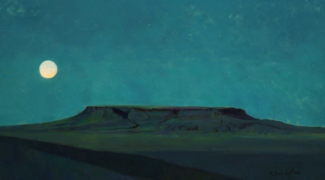 Full Moon Fort Mountain,&amp;nbsp;2020
Oil on canvas
20 x 36 inches
SOLD