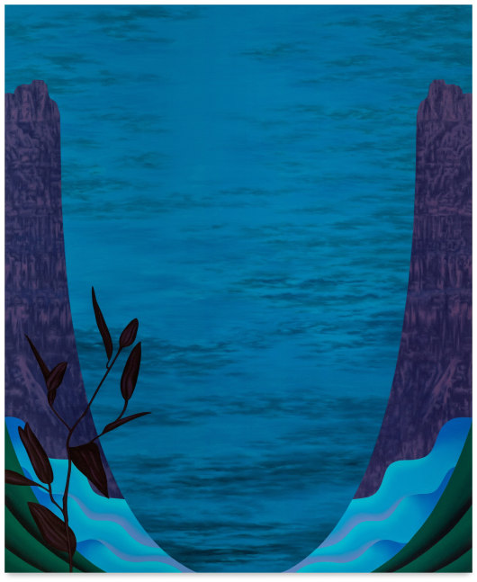 Joani Tremblay, Untitled (Blue Mountain Tunnel), 2022