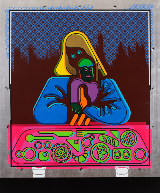 Ryan McGinness, Mother and Child (Thalys) A, 2019