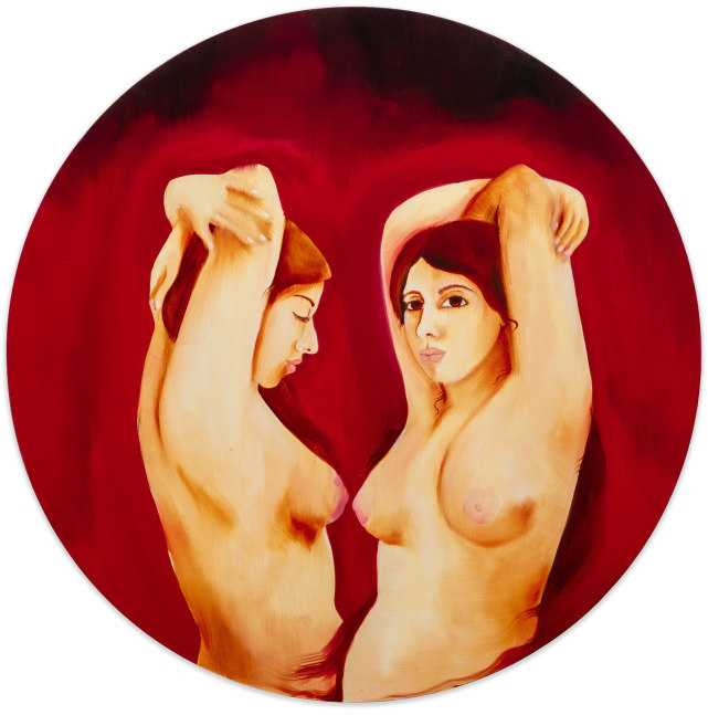 Hiba Schahbaz, Two Nudes (after Picasso), 2023