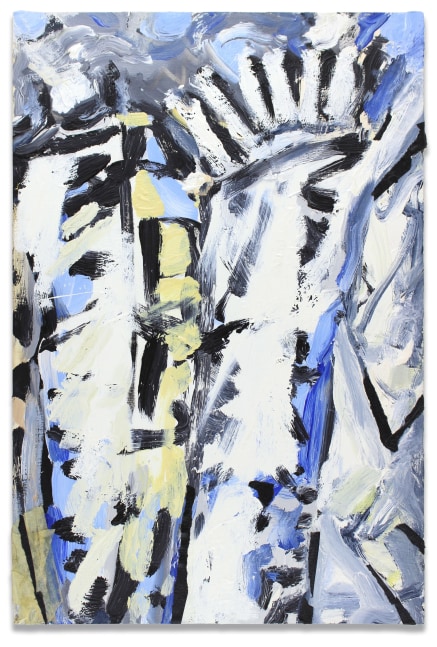Martha Diamond, Blue White Yellow Black, ​2004