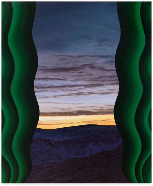 Joani Tremblay, Untitled (sunset and trees), 2022
