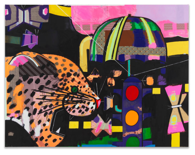 Ellen Berkenblit, Calico Leopard, 2019