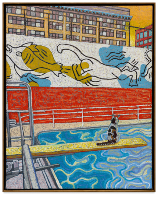 JJ Manford, Carmine Street (Keith Haring Pool) , ​​​​​​2023