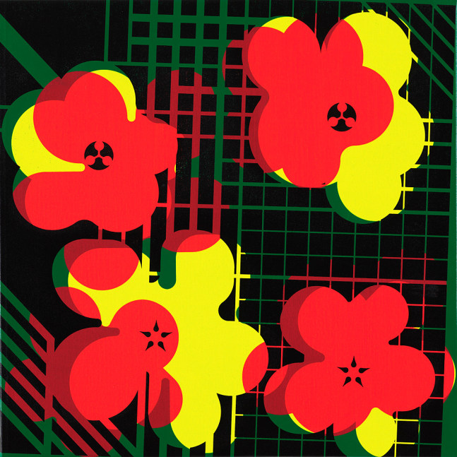 Ryan McGinness, Warhol Flower Icon (WFI.24.7), 2018