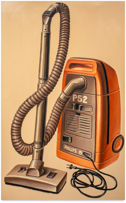 Alexander Guy
O.T. (P52-Philips/Vacuum-Cleaner)
1997
Oil on canvas
80 x 50 in
