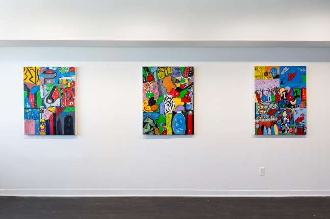Frederic Tuten: Memory in Fragments (installation view)