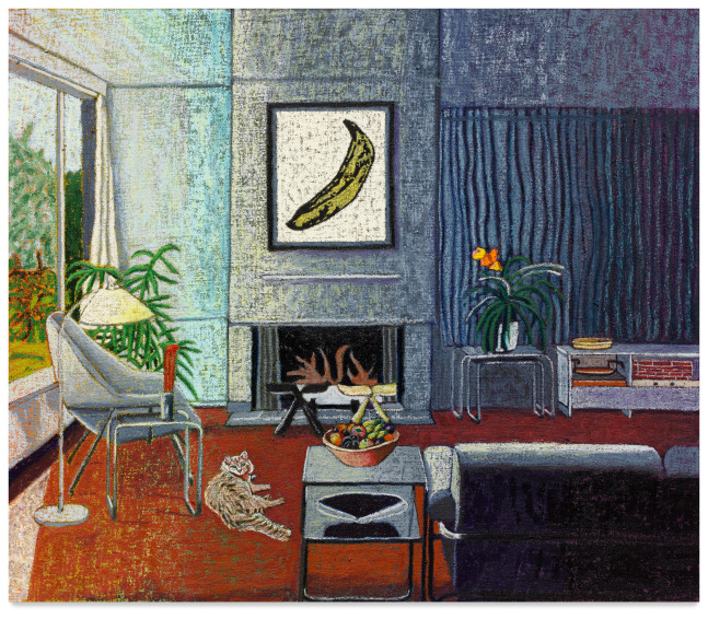 JJ Manford,  Walter Gropius Interior with Warhol, 2022