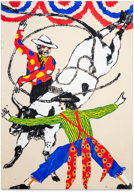 Patrick Groth, Rodeo Clowns (Bull Fighting), 2022