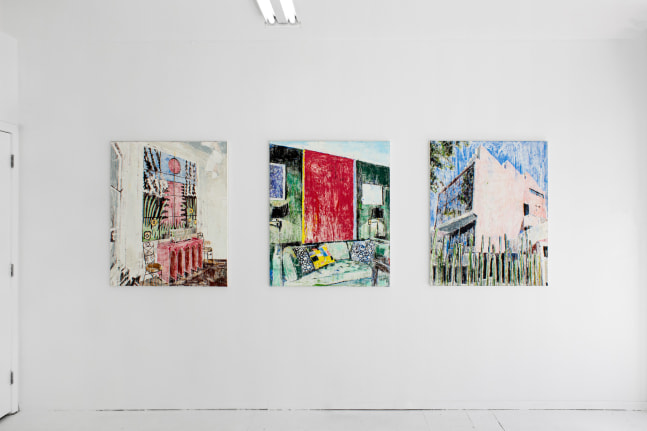 Enoc Perez: The Fires - installation view