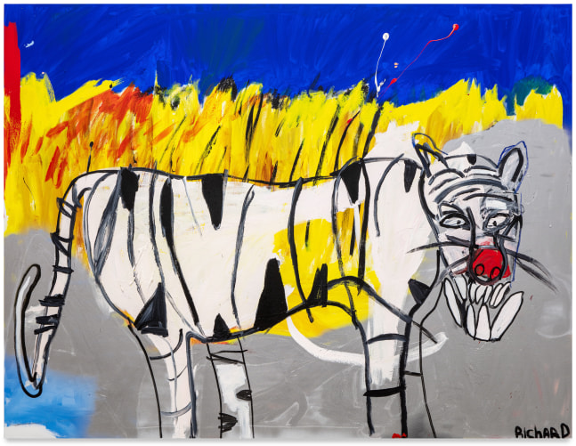 Ricky Burrows Untitled White Tiger 2023