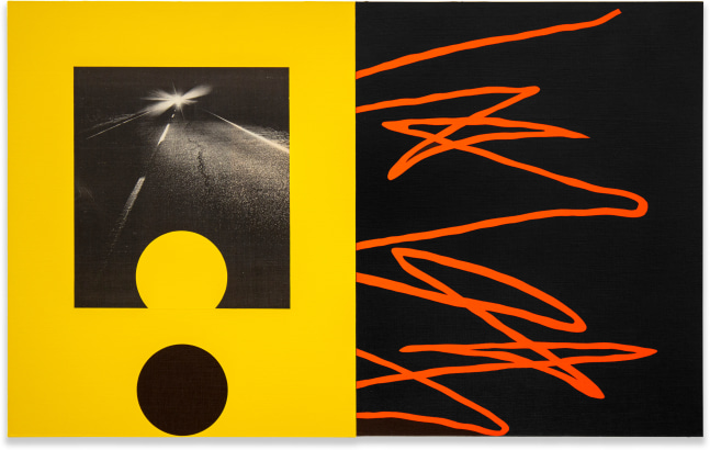 Matthew&amp;nbsp;King
#404
2021
Diptych; acrylic and paper on aluminum
20&amp;nbsp;x 32 in
