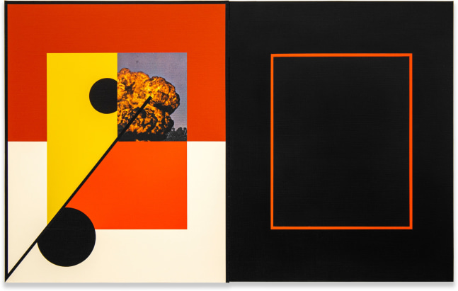Matthew&amp;nbsp;King
#401
2021
Diptych; acrylic and paper on aluminum
20&amp;nbsp;x 32 in