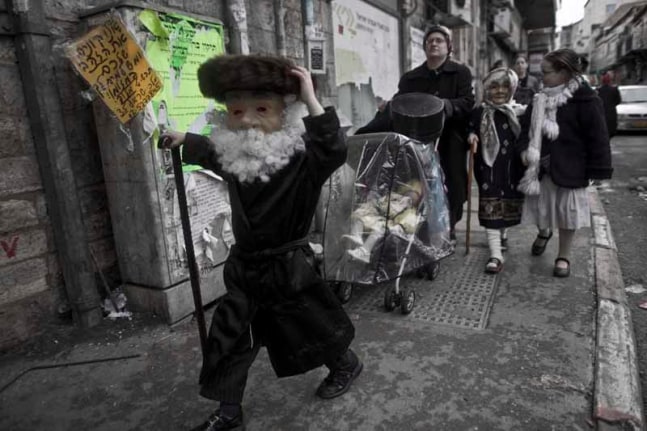 Purim, Mea Shearim, 2010,&amp;nbsp;C-Print,&amp;nbsp;14.5 x 21 inches