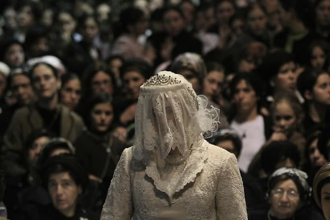 Wedding, Viznitz Hasidim, Bnei Brak, 2006,&amp;nbsp;C-Print,&amp;nbsp;14.5 x 21 inches