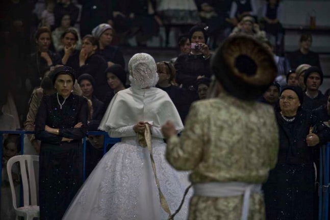 Wedding III, Toldot Avraham Yitzchak Hasidim, Bnei Brak, 2012,&amp;nbsp;C-Print,&amp;nbsp;14.5 x 21 inches