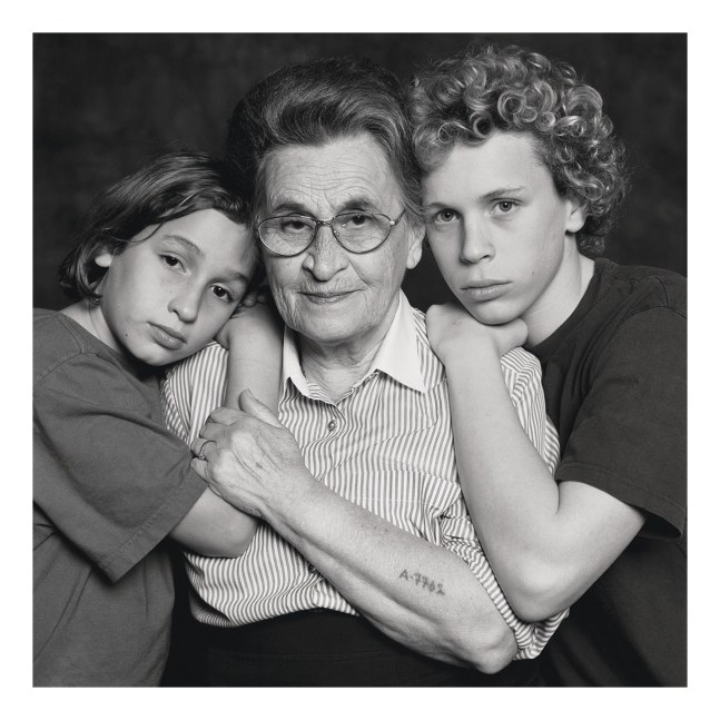 My mother Rivka and my children Gil and Roni, 2003