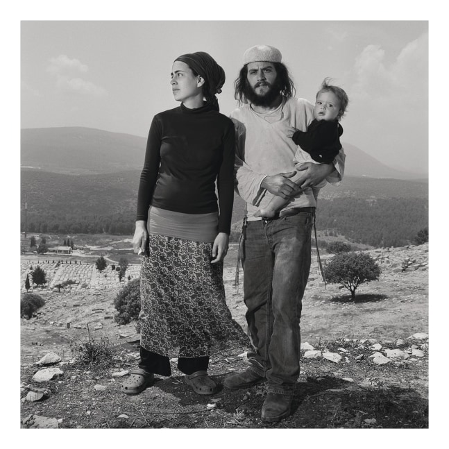 Yael, cousin Nathan's daughter, with her husband, Malachi, and their firstborn son Gur Arie Yehuda, Safed, 2007