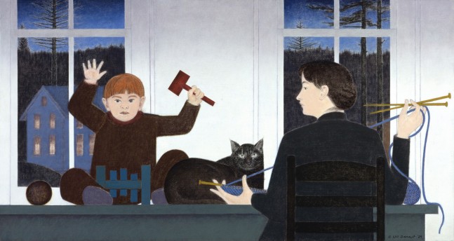 The Blue Thread, 1984, oil on canvas, 38 3/8 x 72 3/8 inches

Smithsonian American Art Museum
Gift of Frank K. Ribelin and museum purchase through the Luisita L. and Franz H. Denghausen Endowment