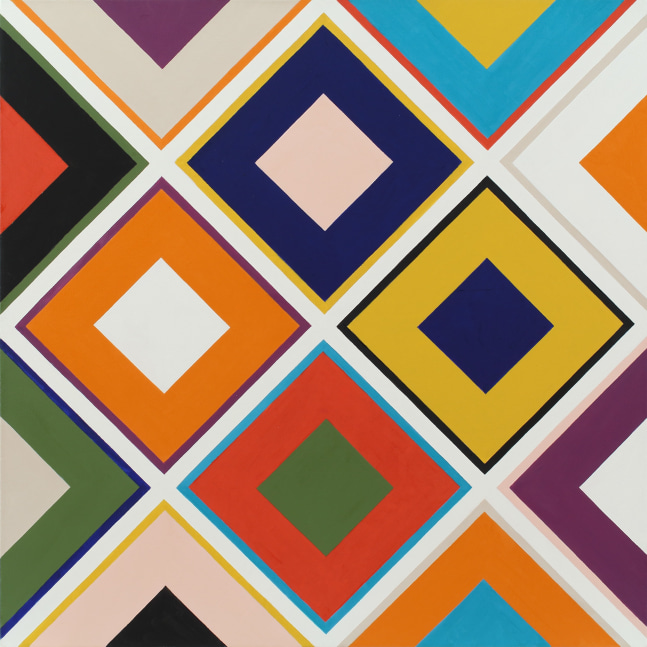 Demimonde, 2014,&amp;nbsp;oil and alkyd on canvas, 30 x 30 inches

Available