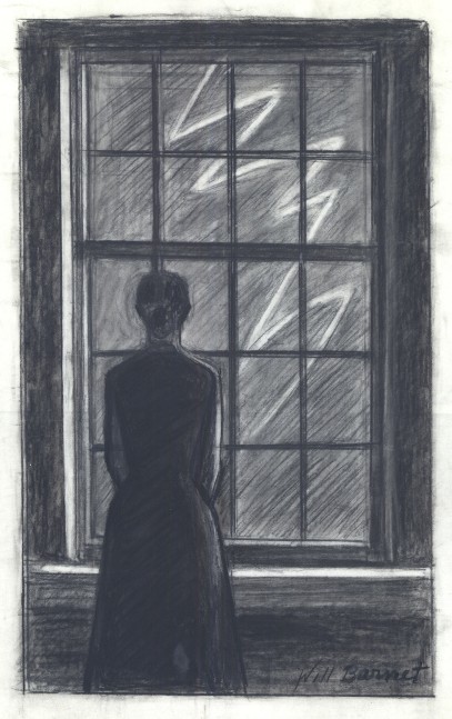 Poem 824, c. 1989, charcoal on vellum, 17 &amp;frac14; x 11 &amp;frac12; inches

Available