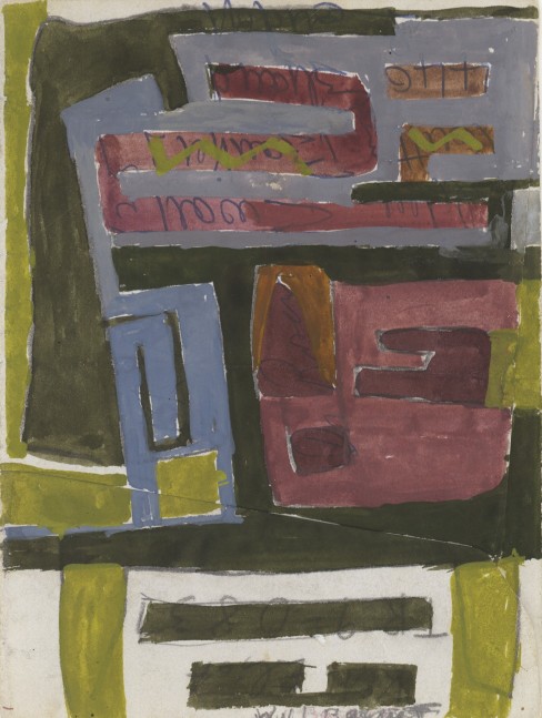 Untitled, c. 1956-1960, mixed media on paper, 5 13/16 x 4 7/16 inches

$7,500

Available