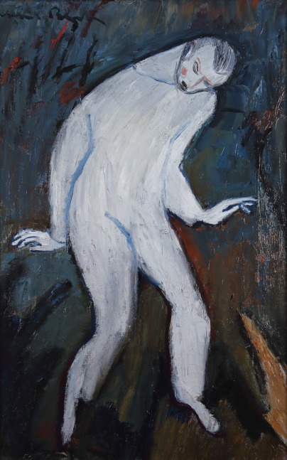 Albert Bloch,&amp;nbsp;Pierrot, 1911,&amp;nbsp;oil on canvas,&amp;nbsp;26 3/4 x 17 1/2 inches

Available