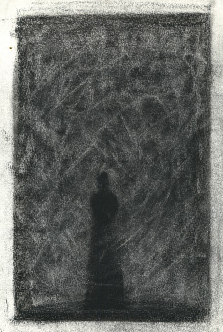 Poem 249, c. 1989, charcoal on vellum, 19 &amp;frac14; x 13 inches

Available