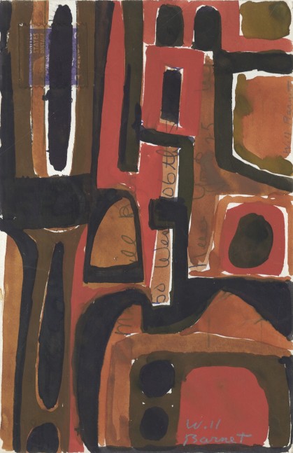 Untitled, c. 1953-1954, mixed media on paper, 6 3/16 x 4 1/8 inches

$7,500

Available