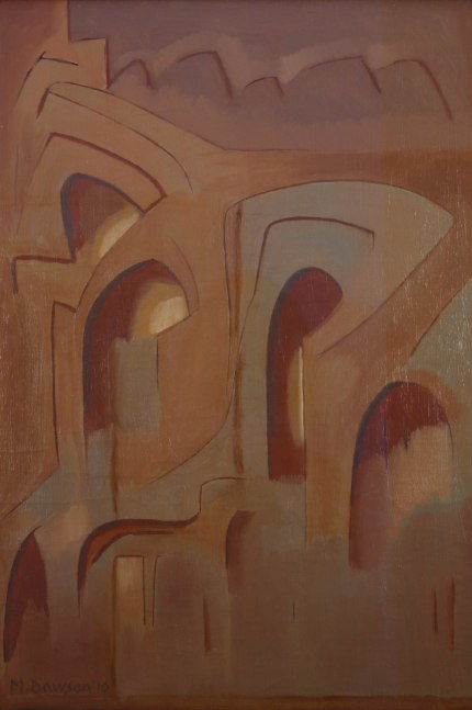 Manierre Dawson,&amp;nbsp;Wall of Arches, 1910, oil on board,&amp;nbsp;10 1/4 x 13 3/4 inches

Available