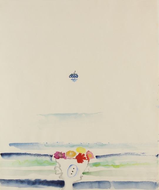 Untitled&amp;nbsp;(Isola del Ting), 1970, watercolor on paper, 27 x 23 1/4 inches

Available